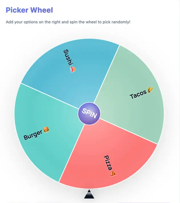 What is a spinner wheel